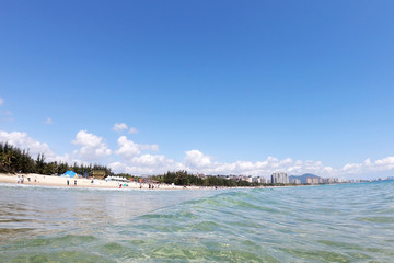 玻璃海水高清背景