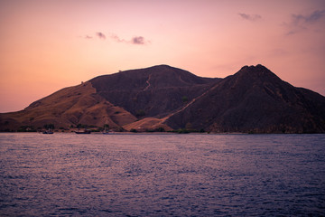 海岛夕阳