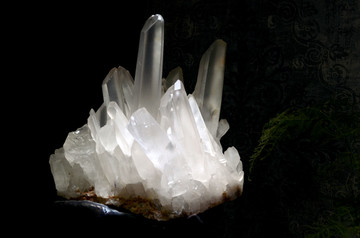 白水晶原石摆件