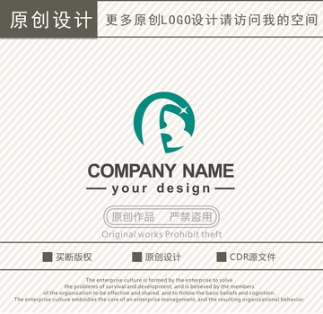 B字母科技公司logo