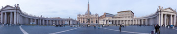 梵蒂冈圣彼得广场全景