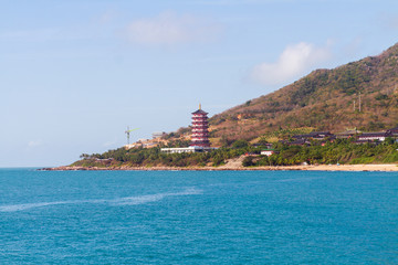 海南三亚南山寺多佛宝塔