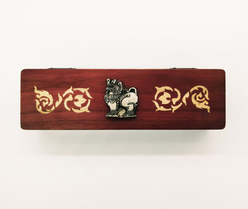 泰国工艺木制香盒摆件