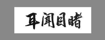 耳聞目睹