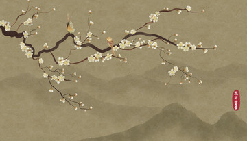 手繪花鳥