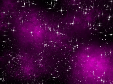 高清藍色星空裝飾畫