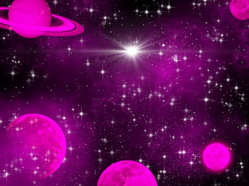 高清紫色星空圖