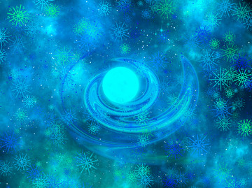 高清藍色星空圖
