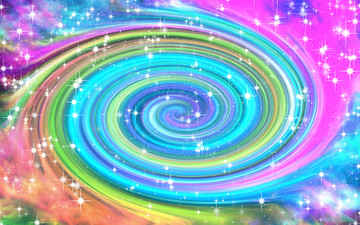 高清彩色的星空圖