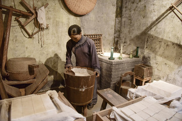 豆腐坊场景复原