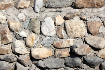 鹅卵石墙