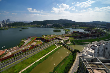 长沙咸嘉湖城市建筑风光