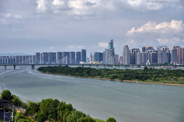 长沙湘江城市风光