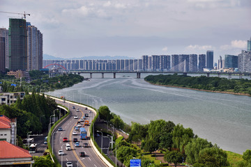 长沙湘江城市风光