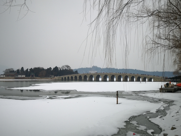 十七孔桥冬景