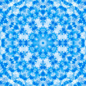 藍(lán)色對(duì)稱(chēng)花紋