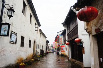 绍兴仓桥直街烟雨江南