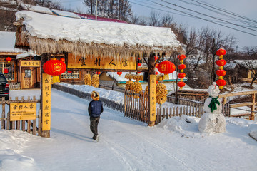 雪村人家松岭雪村吉林