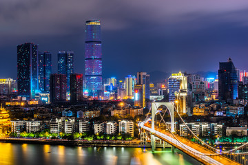 柳州红光桥夜景