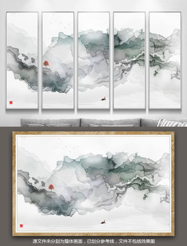 水墨裝飾畫(huà)設(shè)計(jì)