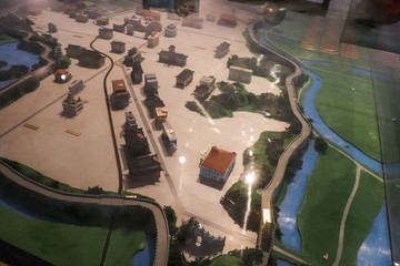 南京总统府建筑沙盘