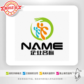 户外活动亲子学校培训logo