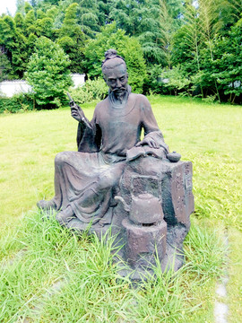茶圣陆羽雕塑