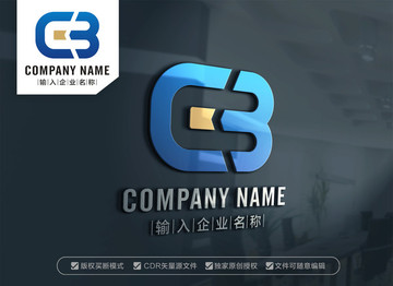 EB标志设计字母CB标志设计