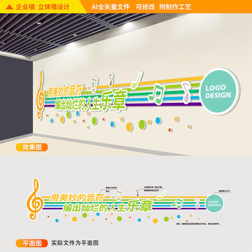音樂聲樂文化墻