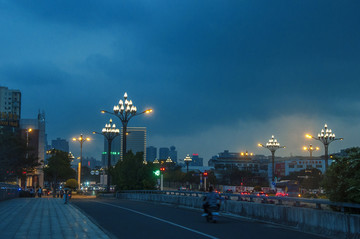 晋江城市夜景路景