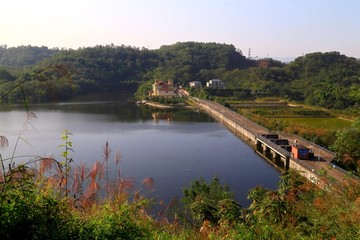 迎龙湖湿地公园俯瞰