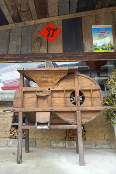 湘西乡村民居传统木风车
