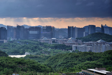 贵阳贵州金融城城市建筑风光