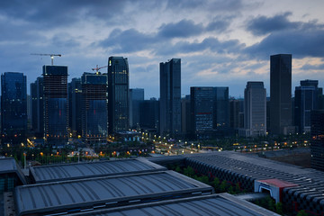 贵阳贵州金融城城市建筑风光