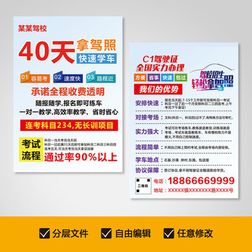 駕?？捡{照宣傳頁海報