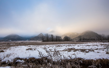 大九湖雪景