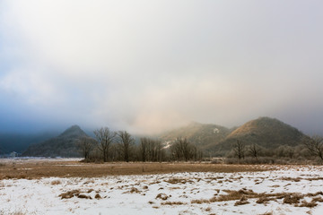 大九湖雪景