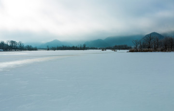 大九湖雪景