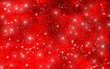 高清红色宇宙星空图