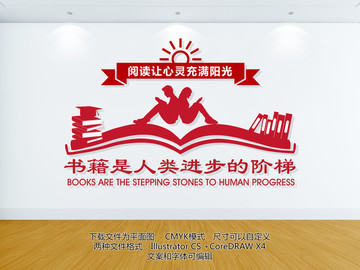 圖書室文化墻