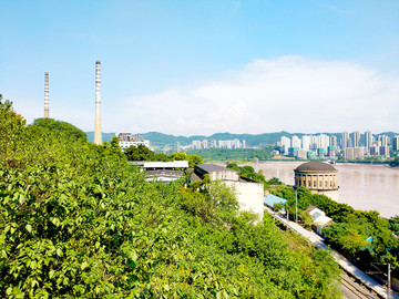 重庆李家沱江边风景