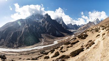 山沟全景