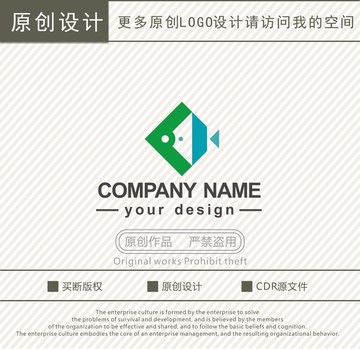 鱼logo