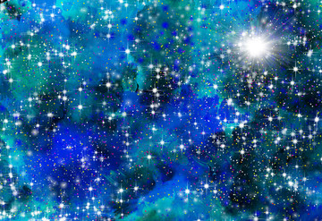 高清星空裝飾圖