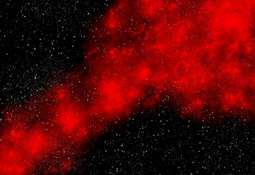 紅色高清星空?qǐng)D