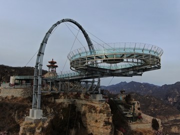 石林峡高空玻璃观景台