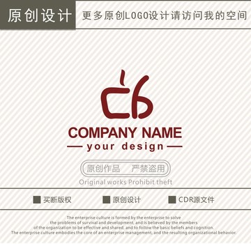 CB字母咖啡logo