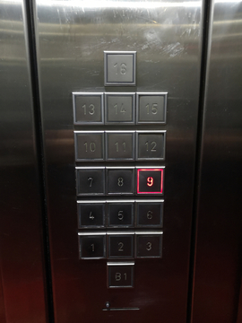 电梯楼层号码