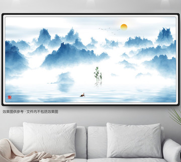 禪意山水畫