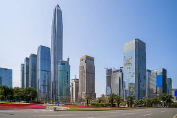 深圳城市道路建筑景观
